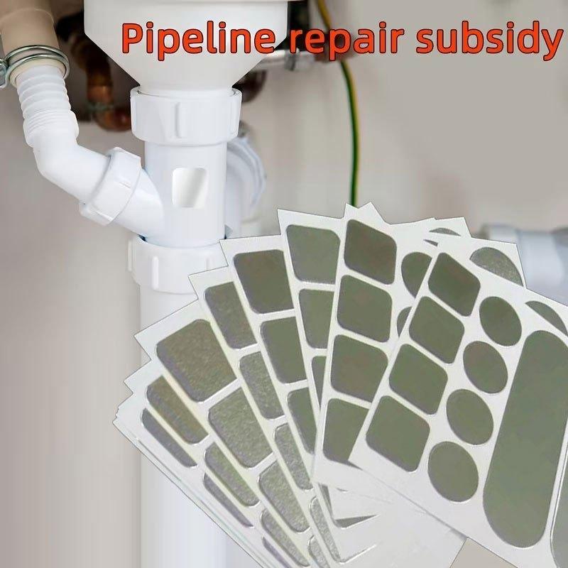 10 Sheets High Temperature Resistant Aluminum Foil Repair Patches Waterproof Fireproof Tape For Pots Pots Pans
