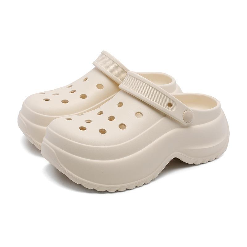 Летняя платформа женская обувь увеличивающая рост модная сумка голова сандалии, универсальная платформа из ЭВА приморские две шлепанки