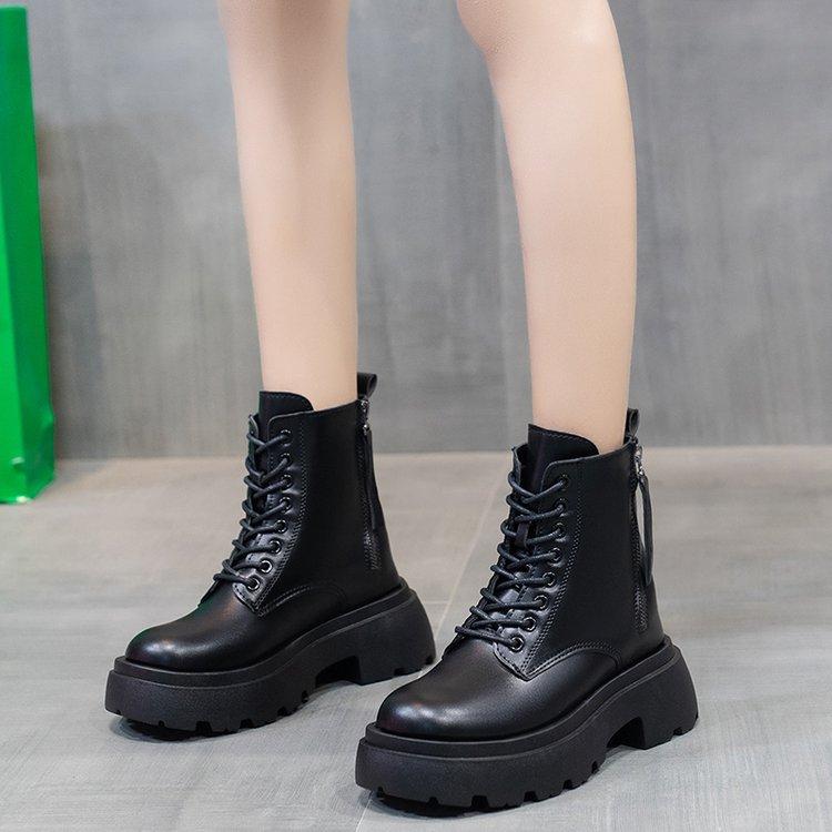 Women's Side Zipper Thick Bottom Boots