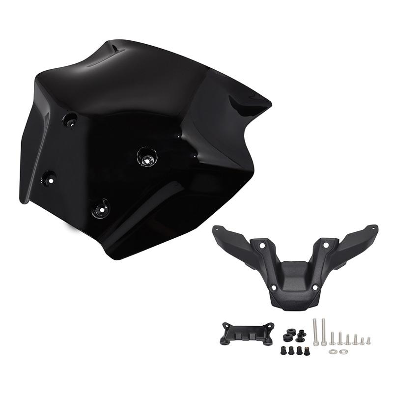 1 Set Motorcycle Windshield ABS Wind Deflector Fit for Yamaha MT-09 2024 / MT-09 SP 2024