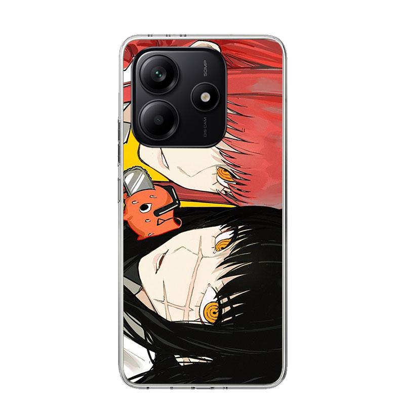 Чехол для телефона Chainsaw Man Yoru War Devil для Xiaomi Redmi Note 15 14 13 12S 12 Pro Plus 11S 11E 11 11T 10S 10 Арт Мягкий Рисунок