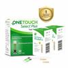 Тест-полоски для измерения уровня сахара в крови Onetouch Select Plus | Упаковка из 50 полосок с 50 ультрамягкими ланцетами 2 | Для использования с глюкометром Onetouch Select Plus Simple.