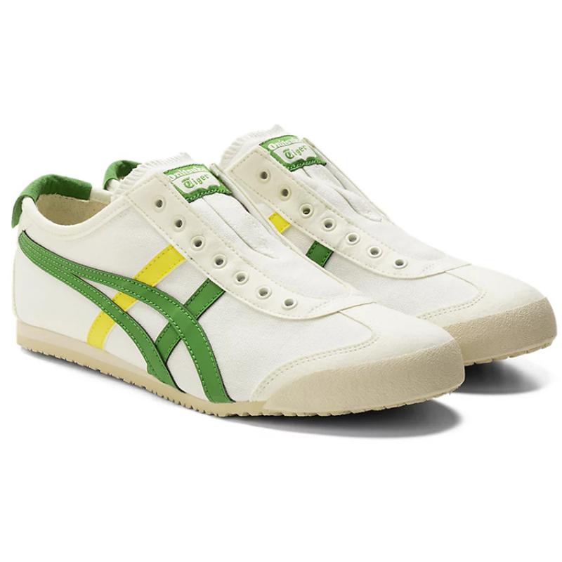 Onitsuka Tiger Mexico 66 Slip On 'Cream Spinach Green' Sneakers 1183A360-113