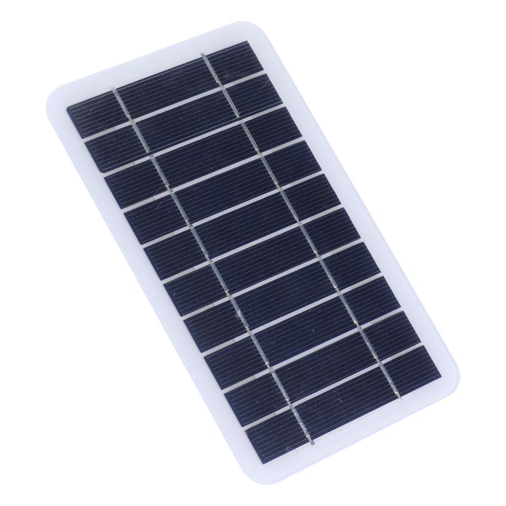 2W 5V Polycrystalline Silicon Solar Panel Outdoor Solar Battery Charger Mobile Power Supply for Charging Mobile Phone