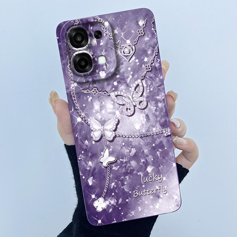 Чехол для Oppo A6 Pro 5G 4G Модный Минимализм Масляная Живопись Цветочный Силиконовый Мягкий Корпус Телефона Новый Дизайн Ударопрочная Задняя Крышка