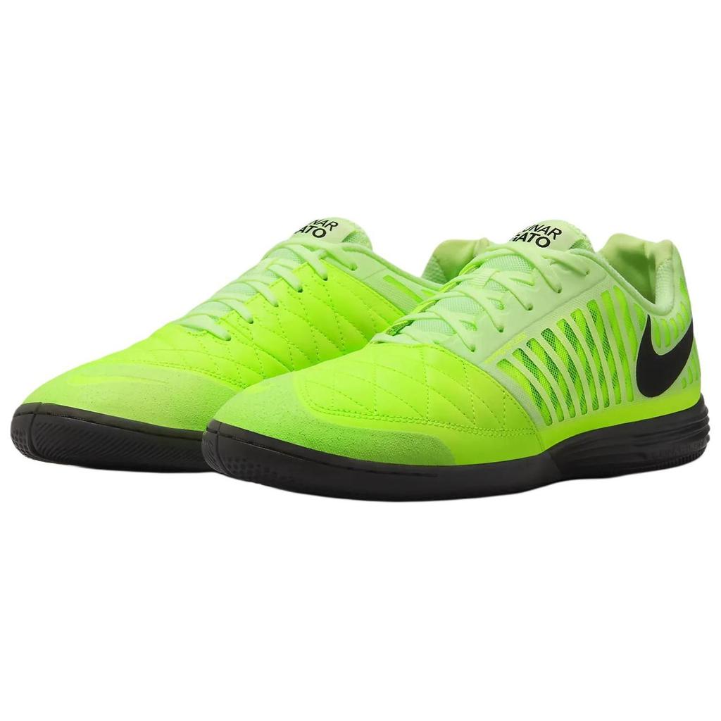 Nike Кроссовки Lunar Gato 2 IC Mad Voltage Pack унисекс зеленые черные 580456-012