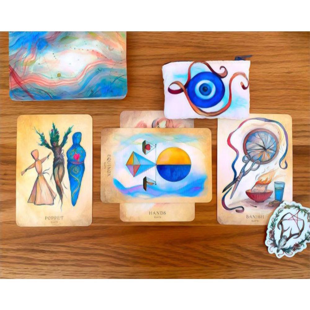 11*6,5 см Анатомия ведьмы-оракула Потрясающий оракул на 48 карт