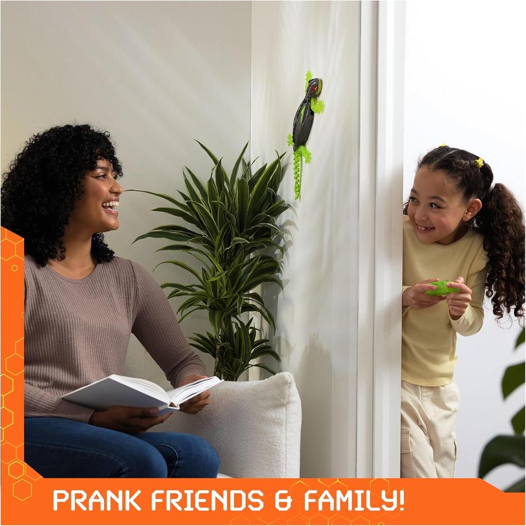 Wall Crawler Gecko, перезаряжаемый робот с дистанционным управлением, детские игрушки, карабкающиеся по стенам для розыгрышей и игр, игрушки-роботы с дистанционным управлением для мальчиков и девочек от 4 лет и старше