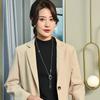 Fashion Woolen Sweater Chain Jewelry With Crystal Tulip Pendant For Womens Casual Style