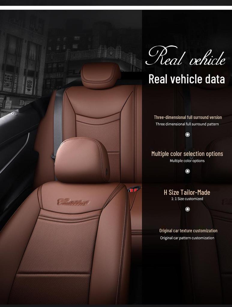 Buick Regal, Excelle, GL6, Encore - Genuine Leather Car Seat Cushion, All-Season Universal Fit