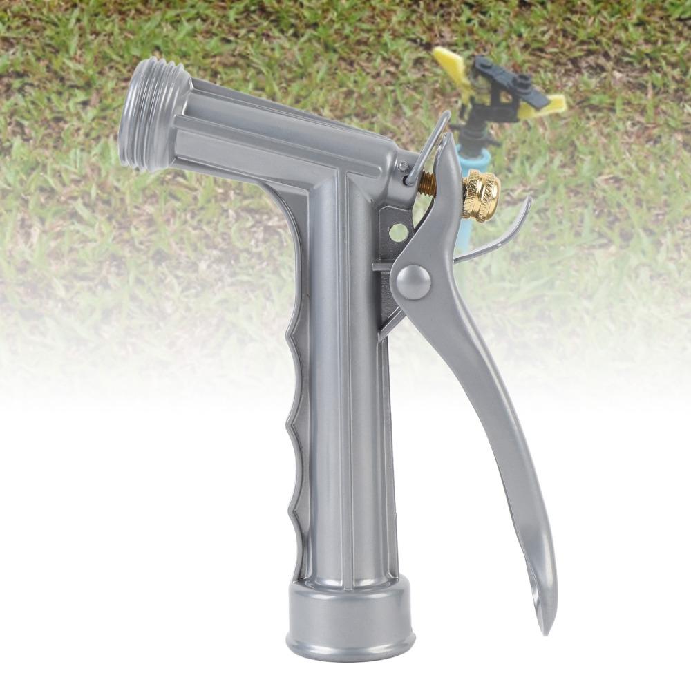 Zinc Alloy Garden Hose Nozzle High Pressure Adjustable Pressure Nozzle  Watering Plants