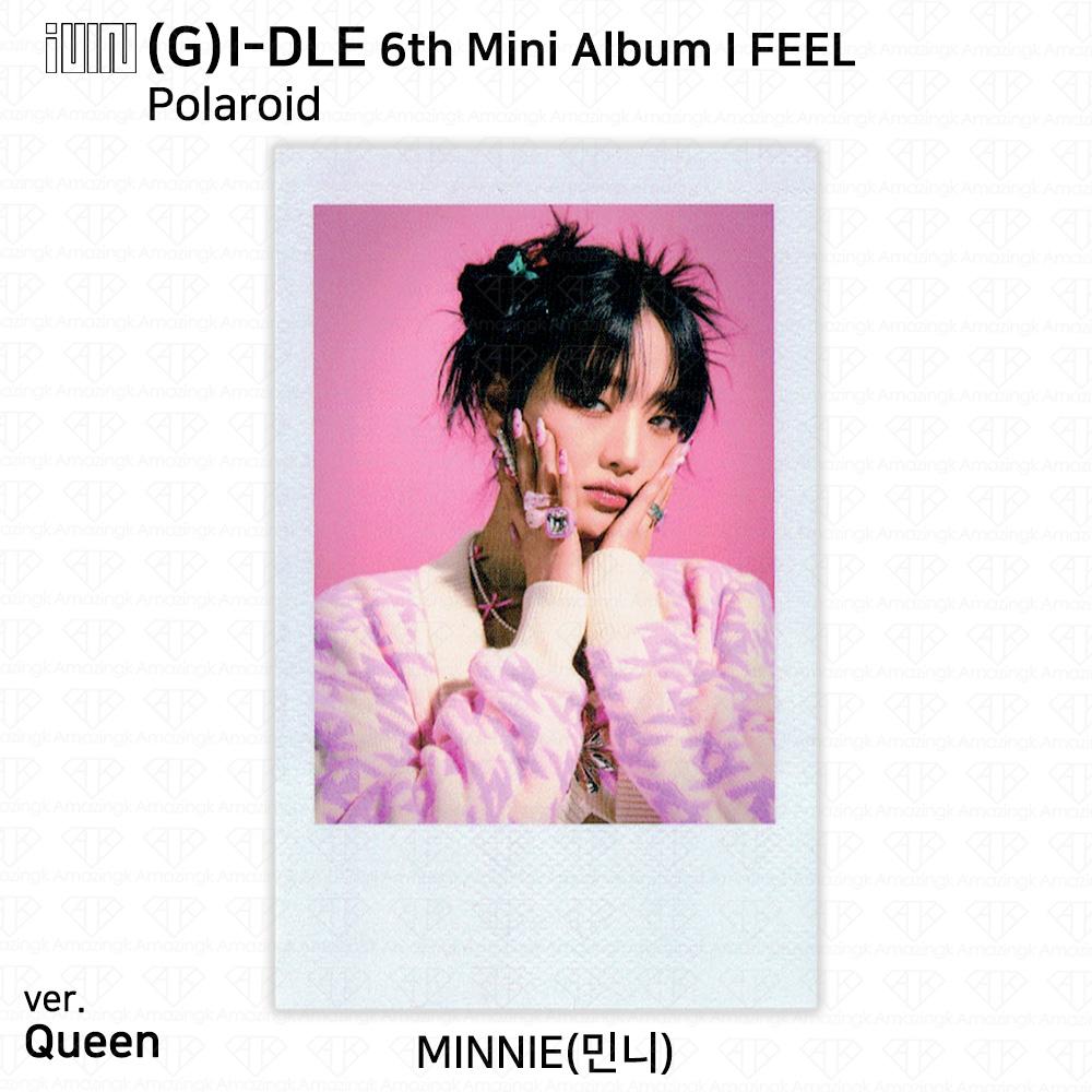 (G)I-DLE G-IDLE IDLE 6-й мини-альбом I Feel Фотокарта Polaroid ID Card MIYEON