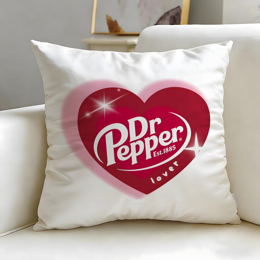 Классический бренд напитков Dr Pepper Наволочка Мягкая и Легко стирающаяся – Универсальная для Дивана, Кровати, Путешествий и Офиса
