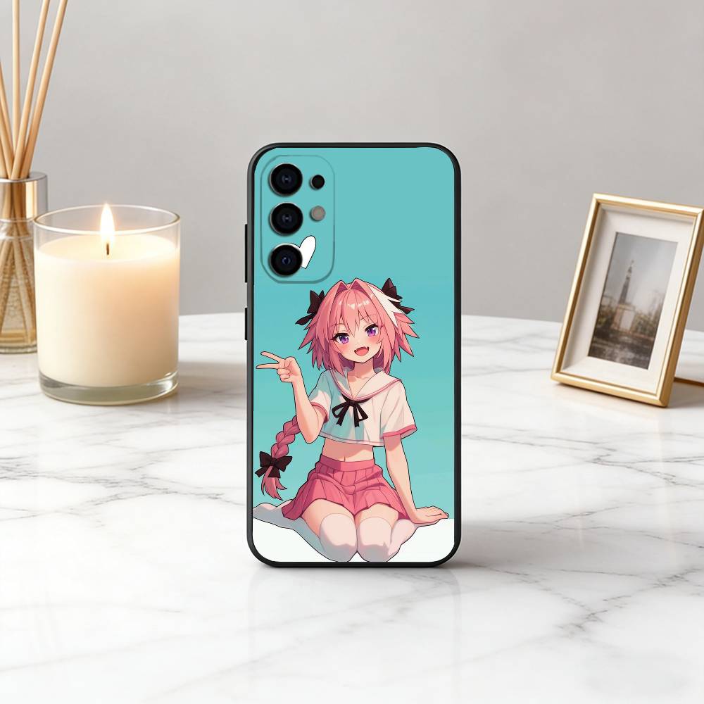Чехол для телефона F-Fate A-Apocrypha A-Astolfo-faa-es для Samsung S25,S24,S21,S22,S23,S30,Ultra,S20,Plus,Fe,Lite,Note,10,Черный чехол
