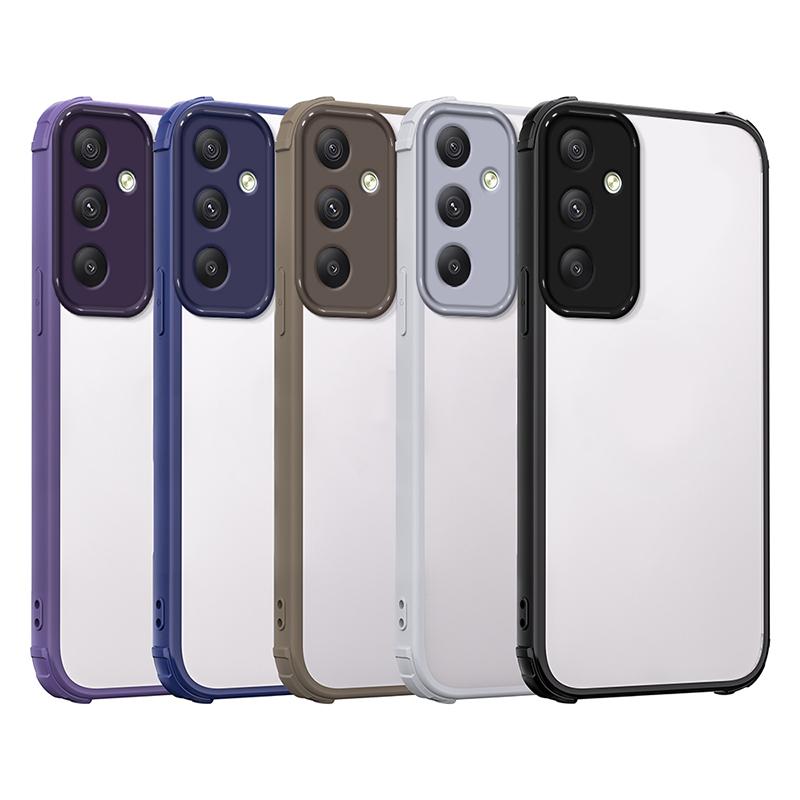 Прозрачный противоударный чехол с четырьмя углами для Samsung Galaxy A32 A33 A34 A35 A36 A50 A50S A55 A56, усиленная защита от падений
