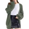 Fashion Autumn and Winter New Women's Knit Sweater Sweater Single-breasted Loose Sweater Cardigan Jacket