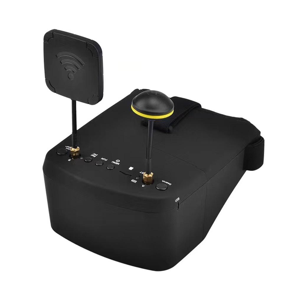 FPV Очки с DVR 5 дюймов 5,8 ГГц 40 каналов 800x480 Встроенная батарея 2000 мАч Эргономичные Очки для RC Дрона