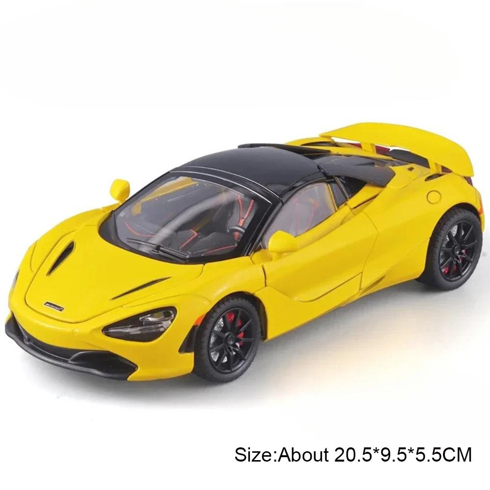 1:24 Apollo IE Toys Cars Models Huayra GTR-CSR2 720S Revuelto With Sound Light Pull Back Miniature Sports Car Collectible Item