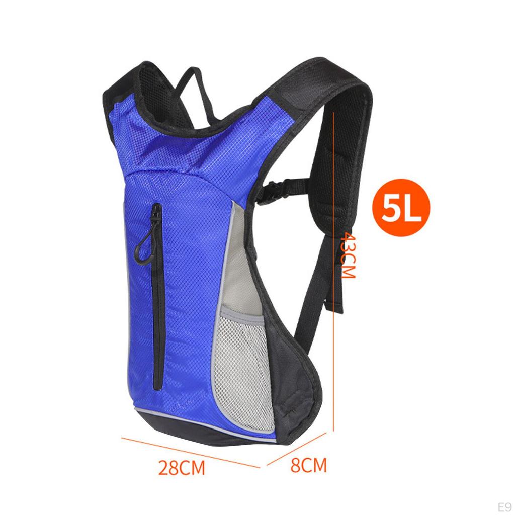 Рюкзак для гидратации для хайкинга Daypack для велоспорта, скалолазания, езды на велосипеде Черный