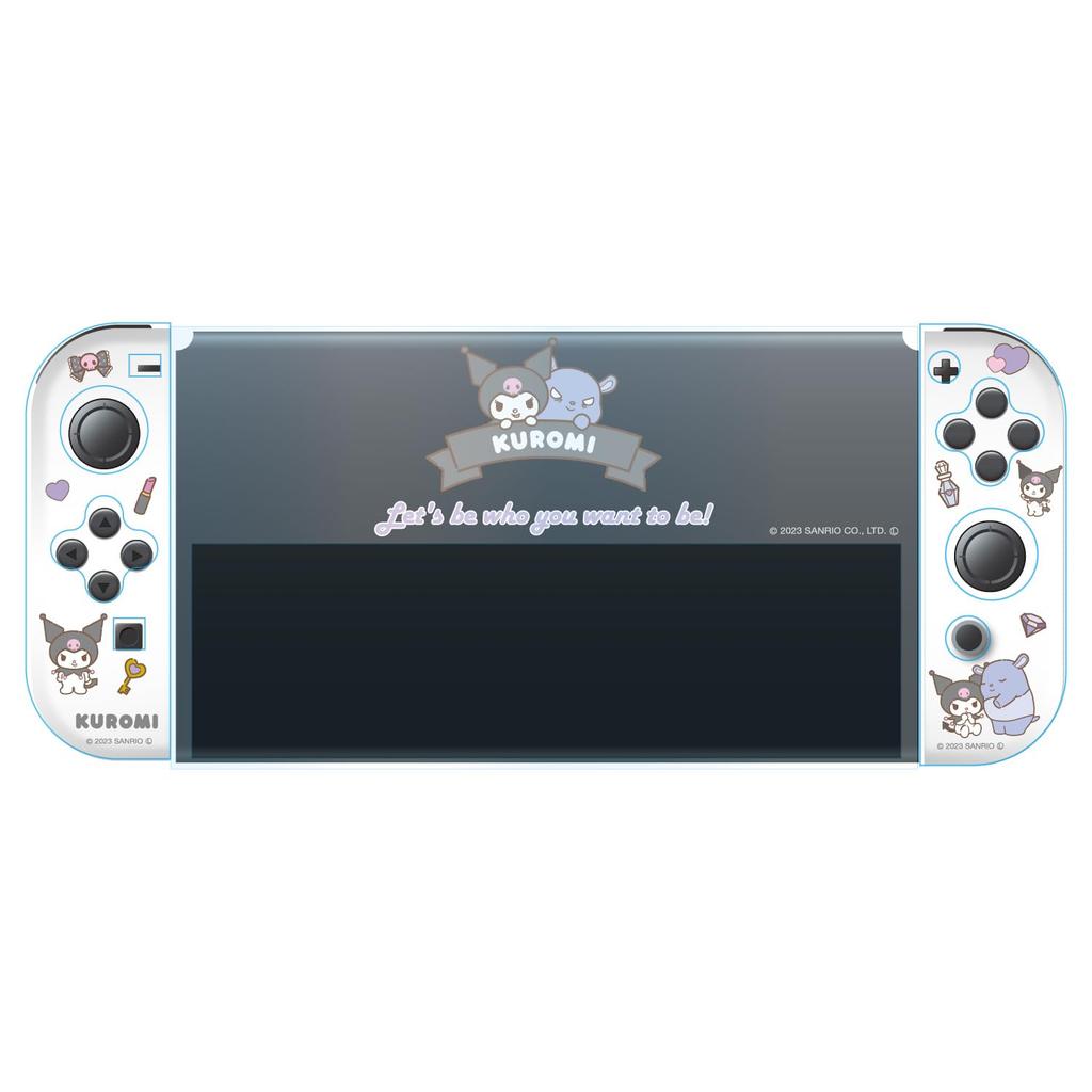 Отдельный прозрачный чехол Allone для игровых персонажей Sanrio Куроми x x 10 см Защищает от царапин и грязи Совместим с экраном Switch OLED Зарядка