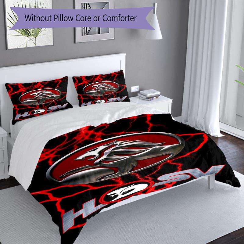 Electric Energy Holden Logo Bedding Set,Breathable Duvet Cover with Pillowcases,Soft Bed Linen for Bedroom Home Decoration,Perfect Festival Birth