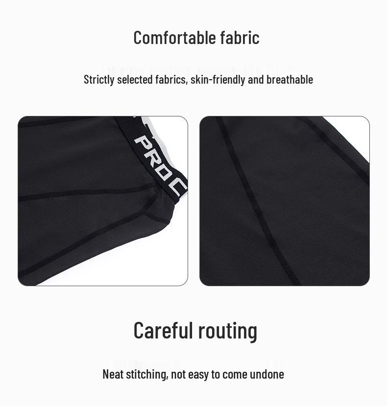 Мужские быстросохнущие эластичные спортивные шорты выше колена для баскетбола и фитнеса