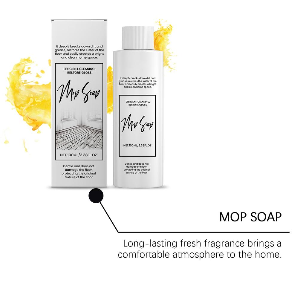 Средство для мытья полов, глубокая очистка, многофункциональный очиститель для удаления загрязнений и накипи, для осветления плитки на полу из твердой древесины, 100 мл