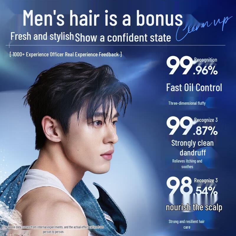 Korean Five Grains Men's Silicone-Free Refreshing Shampoo