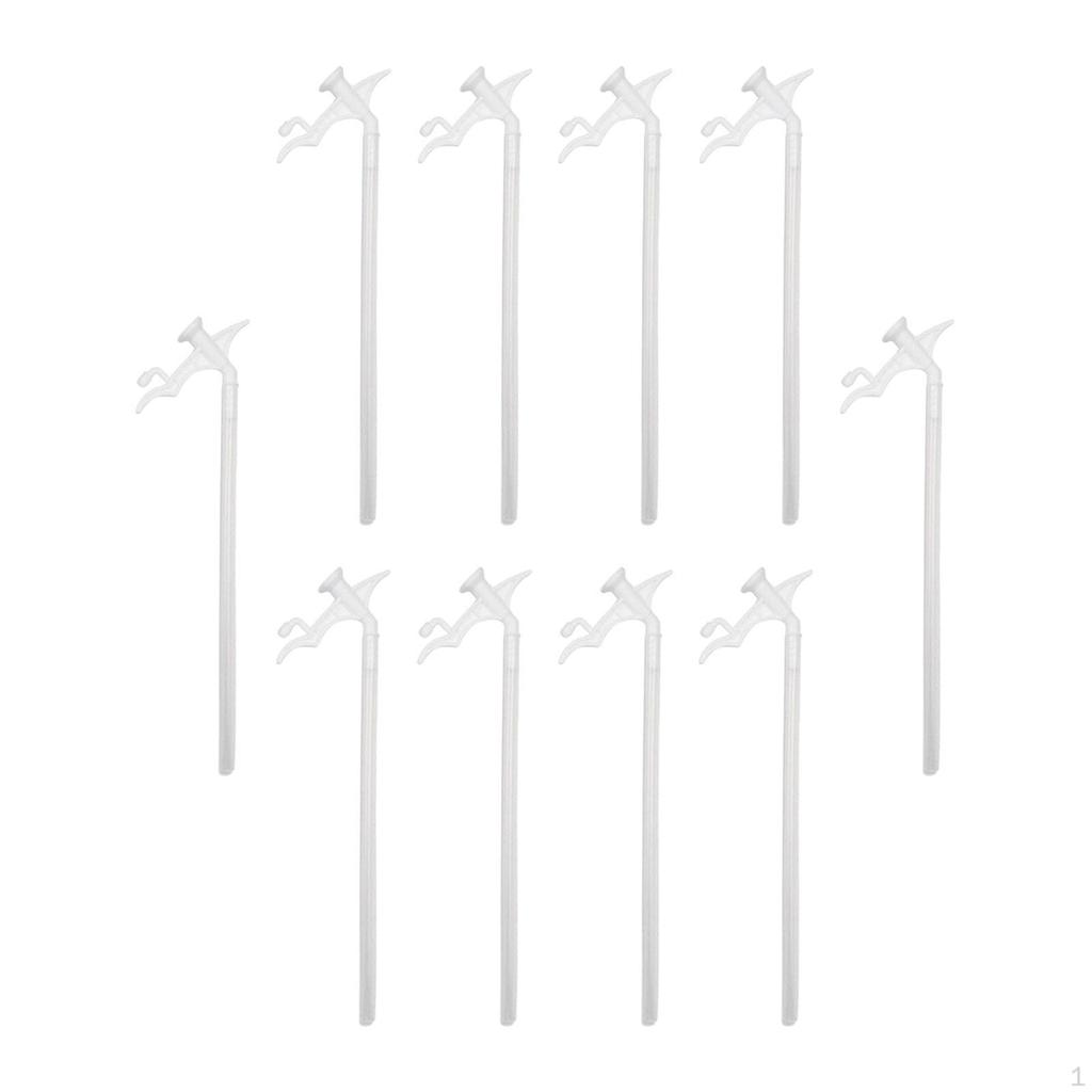 10 шт. сменные трубки для распыления пены, трубка 16 см, запасная часть для насадок «сделай сам», прозрачная