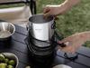 Camping Cooking Portable Pot Pot Cup Set Outdoor Camping Fishing Folding Tableware 5 Travel Cookware Set Set, Pieces,
