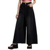 Cowboy Women's Clothing With Wide Legs High Waist And Drooping Denim Pants For Women