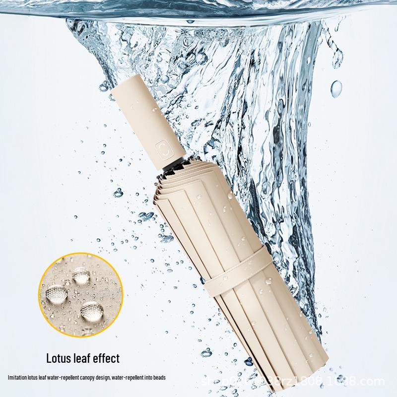 Полностью автоматический зонт с 24 спицами, очень большой, с защитой от УФ-лучей, для женщин – компактный, усиленный, солнцезащитный козырек от солнца и дождя.