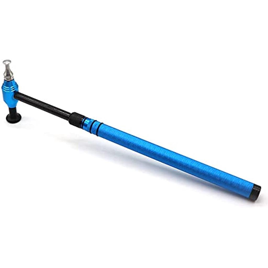 Устройство для ремонта вмятин Инструмент для ремонта вмятин на автомобиле Телескопический молоток из алюминиевого сплава с 5 ударными головками Набор инструментов для удаления вмятин без покраски, 39 x 6 см