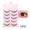 Little Devil Thick Natural Simulation Cos Eyelashes Eyes Extension False Eyelashes Bundles Single Cluster Segmented Lashes Women