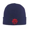 World Of Warcraft Logo Warm Knitted Cap Fashion Bonnet Hat Autumn Winter Outdoor Beanies Hats for Men Women Adult