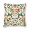 William Morris Vintage Floral Cushion Cover 40x40cm Velvet Modern Pillow Cases for Sofa Pillow Covers Decorative