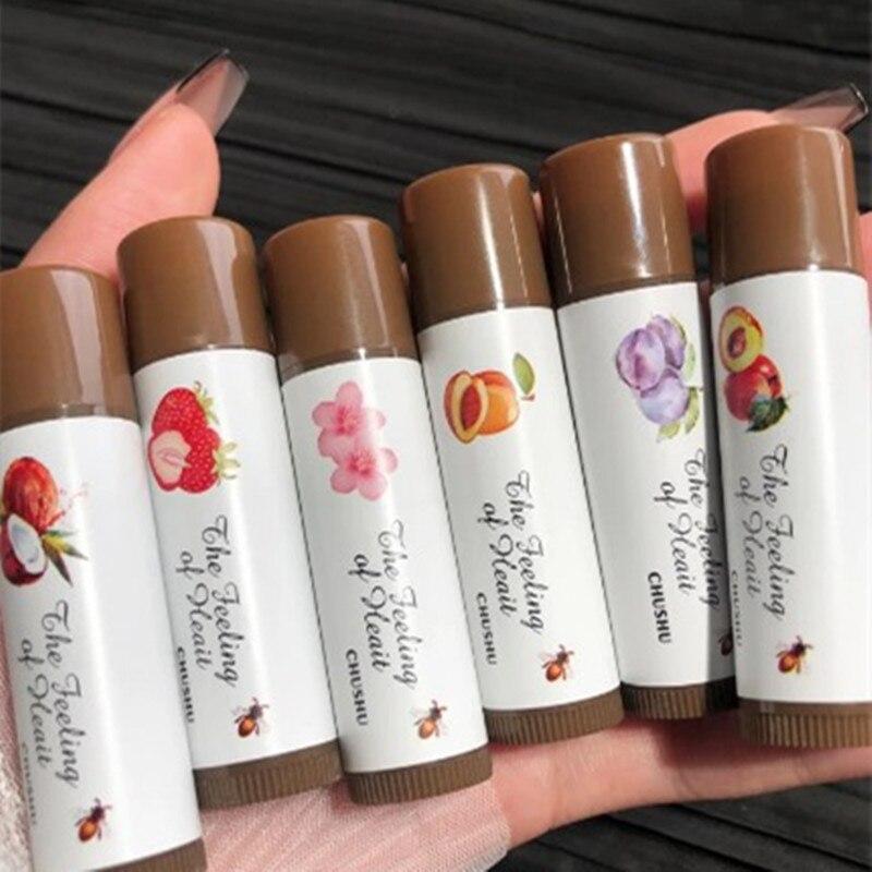 1 шт., помада с естественным изменением температуры, фруктовый бальзам для губ, увлажняющий питательный блеск для губ, косметика для макияжа