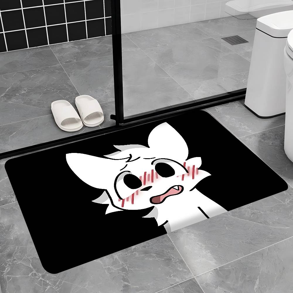 Boykisser Silly Cartoon Entrance Door Mat Nordic Style Bedroom Living Room Doormat Home Balcony Anti-Slip Modern Home Decor