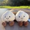 Cute Small Steamed Bun Plush Toy Yoyo Xianxian Adorable Food Stuffed Doll with Smiling Face Legs Soft Plushie Home Decor Gift