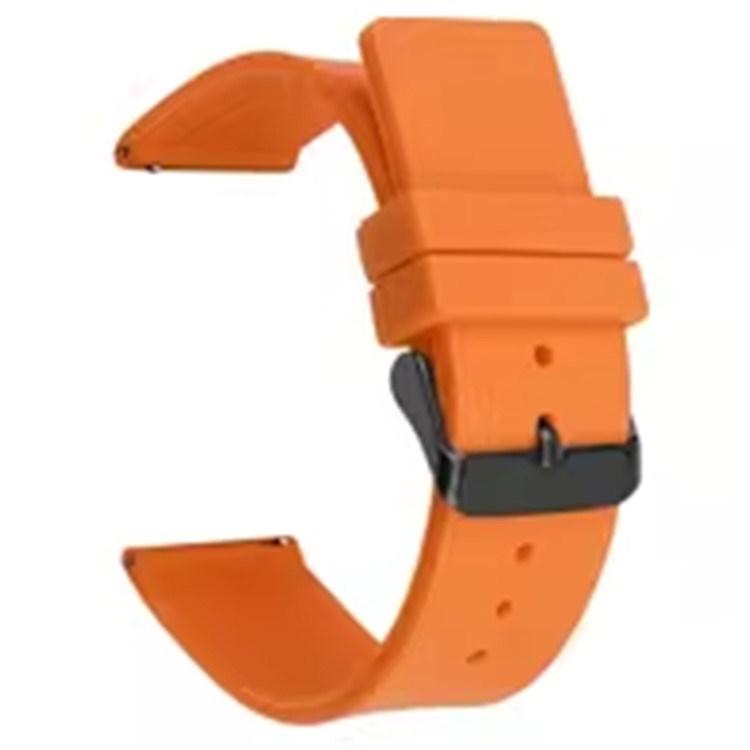 For Garmin Venu 3S Venu 2S Mini Watch Strap Replacement 18 mm Sports Style Silicone Watchband with Black Buckle