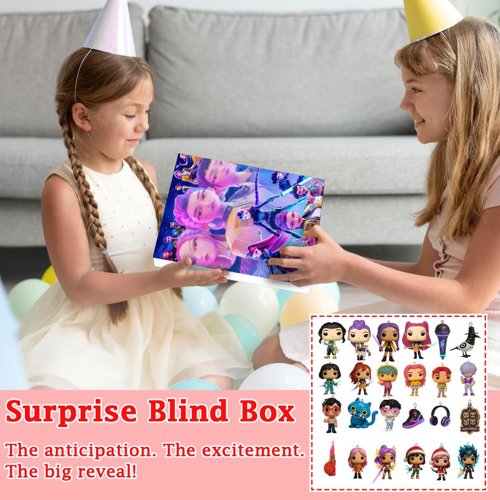 3D Witch Doll Surprise Box, 24 Dolls Waiting For You To Unpack, Christmas Surprise Gift For Friends And Children