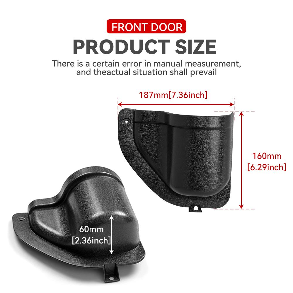 Органайзер-лоток на переднюю/заднюю дверь для 2018 2019 2020 2025 2025 2025 2025 Wrangler JL 4XE JLU Rubicon Sport Sahara Gladiator JT