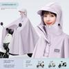 Electric Scooter Raincoat for Women, Single-Person, Long, Full-Body, Storm-Proof, Extra Large and Thick, Waterproof Poncho for Riding