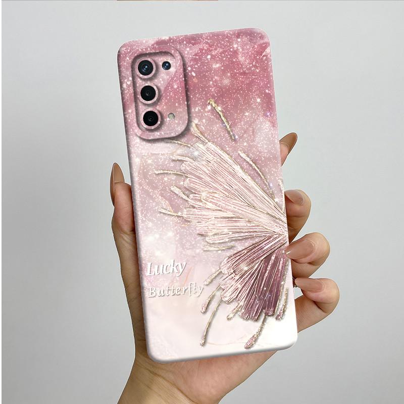For OPPO A74 5G A54 5G Case A93 5G Capa Silicone Soft Phone Funda CPH2197 CPH2195 CPH2263 Painted Printed Protective Back Cover