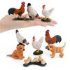 Farm Animal Pvc Model Set With Miniature House And Scenic Plants For Kids And Collectors