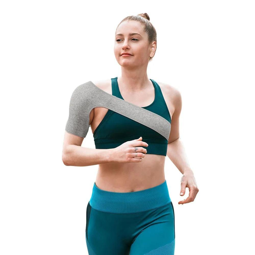 Регулируемый компрессионный плечевой бандаж, трикотажный ортопедический бандаж для восстановления вращательной манжеты плеча