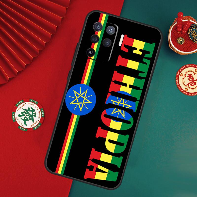 Ethiopia Flag Case For Oppo A15 A17 A57 A6 A5 Pro A54 A74 A94 A16 A76 A96 A40 A60 A80 A18 A38 A58 A78 A98