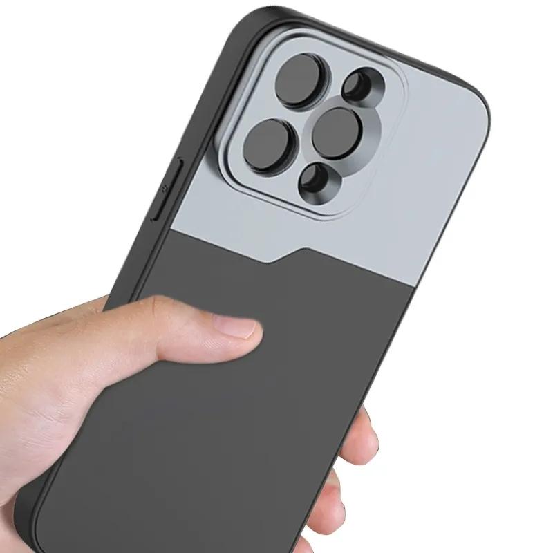 Чехол для телефона с резьбой 17 мм для IPhone 15 14 13 12 Pro Max Mini Plus, защитный чехол для анаморфотного объектива, макроширокоугольного объектива