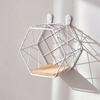Wall Shelf Large-Capacity Storage Rack with Hexagonal Shape Art Display Stand Wall Mounted Shelf for Living