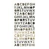 Alphabet autocollant en PVC - Doré